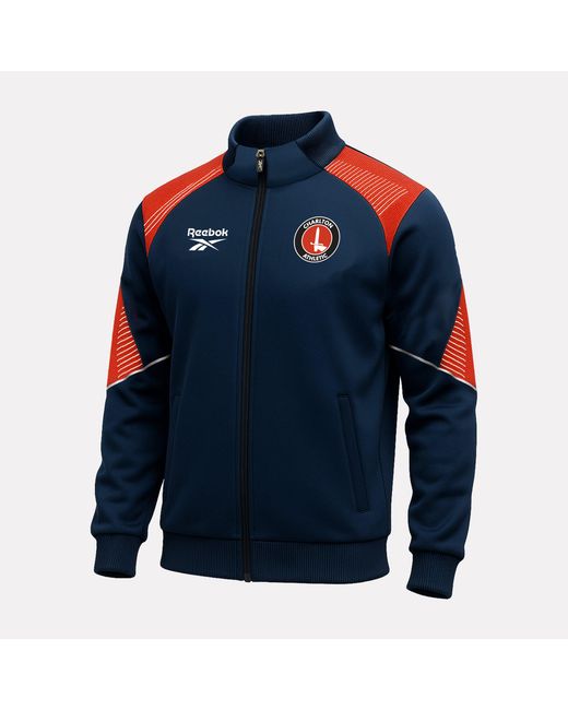 Reebok Blue Charlton Athletic Training Jacket for men