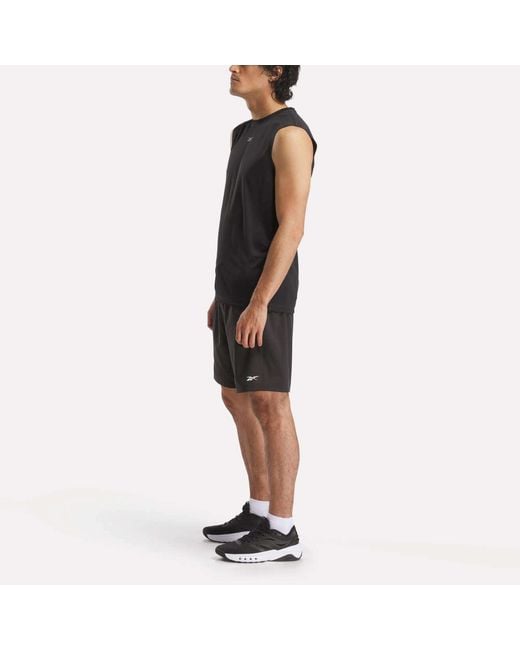 Reebok Black Sleeveless Tech Training T-Shirt for men