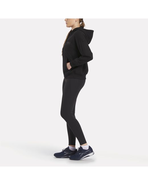 Reebok Black X F45 Training Relaxed Zip Hoodie