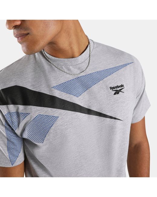Reebok Gray Logo Placement T-Shirt