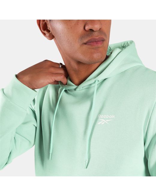 Reebok Green Noah Small Logo Hoodie for men