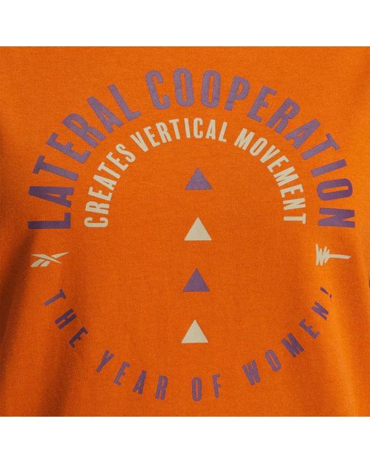 Reebok Orange X Walker Wear T-Shirt