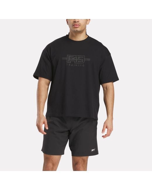 Reebok Black X F45 Training Graphic T-Shirt