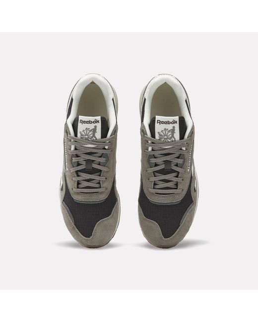 Reebok Gray Classic Nylon 89 Trainers