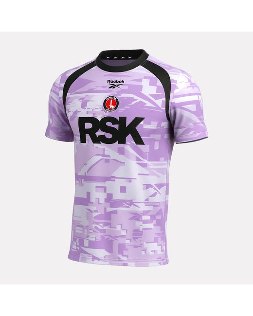 Reebok Purple Charlton Athletic Away Goal Keeper Boy's Shirt