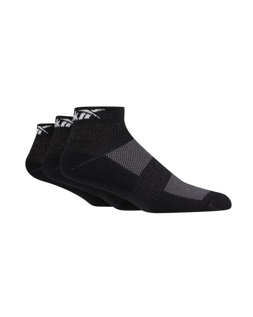 Reebok 3-Pack Sports Essentials Ankle Socksunisex, Afmeting in het Black