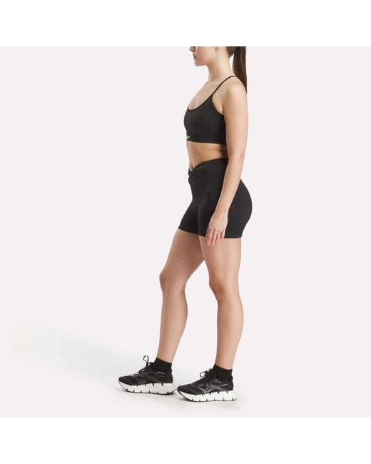 Reebok Black Id Train Tri-Back Sports Bra