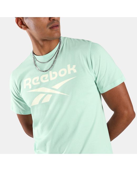 Reebok Blue Chad Big Logo Crew Neck Tee