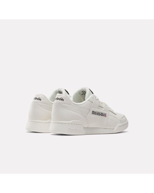 Reebok White Workout Plus Trainers