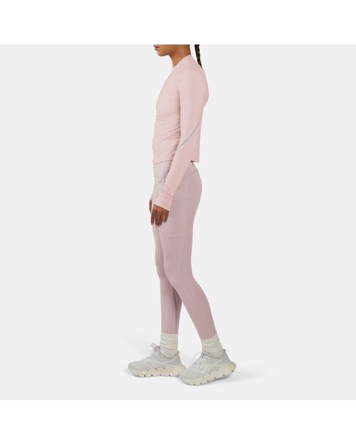 Reebok Pink Lux Speed Long Sleeve Top