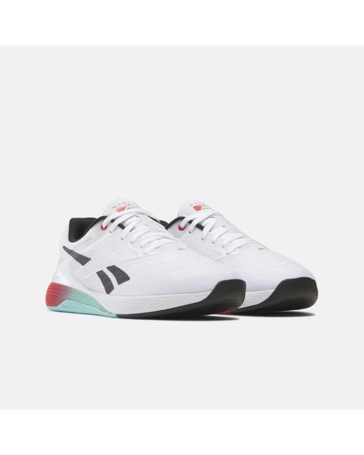 Reebok White Nano X5 Training Shoes