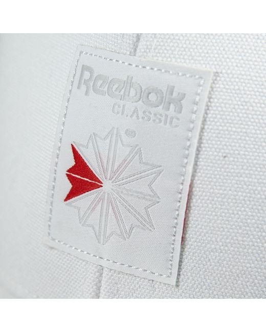 Reebok White Woven Patch Vector Trucker Cap