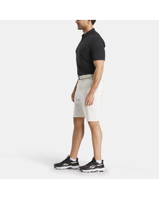 Reebok White Favourite Golf Shorts