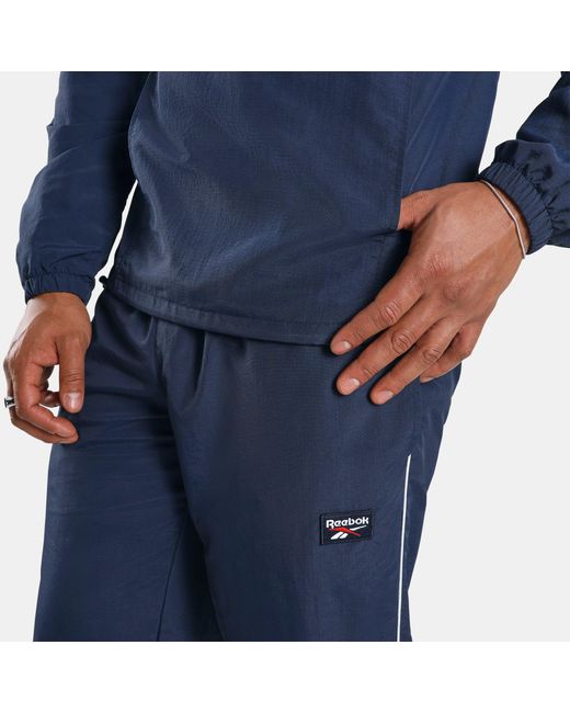 Reebok Blue Heritage Piping Pants