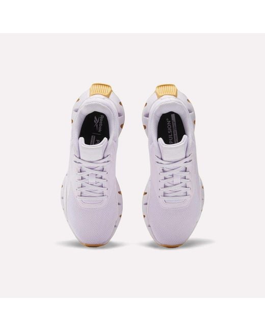 Reebok Purple Zig Dynamica Str Shoes