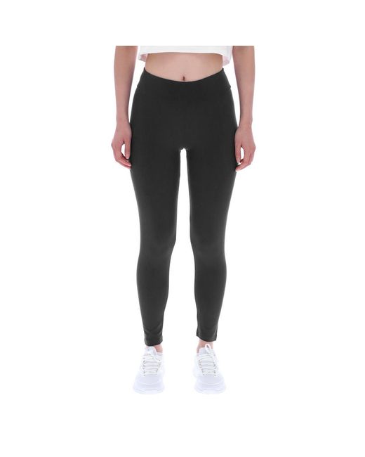 Reebok Black Identity Logo Cotton Leggings