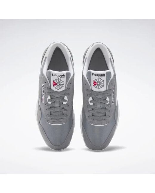 Reebok Gray Classic Nylon Trainers