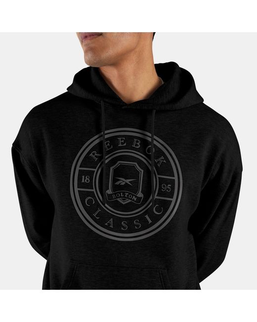 Reebok Black Crest Hoodie for men