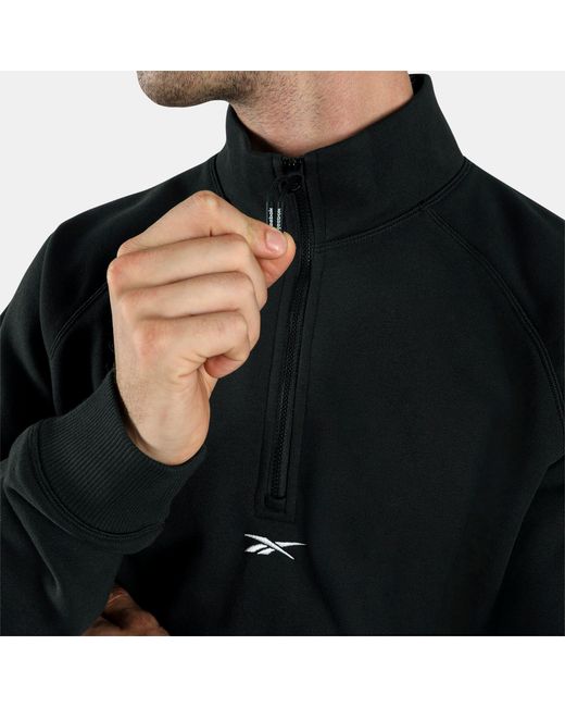Reebok Black Rbk.B Ft Oh Half Zip