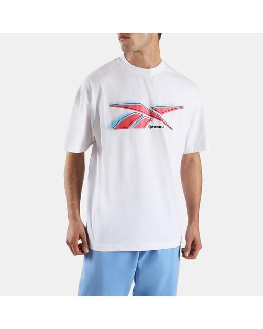 Reebok 80's Vector T-Shirt, Afmeting in het White voor heren