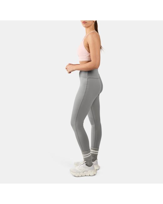 Reebok Gray Lux Strappy Sports Bra