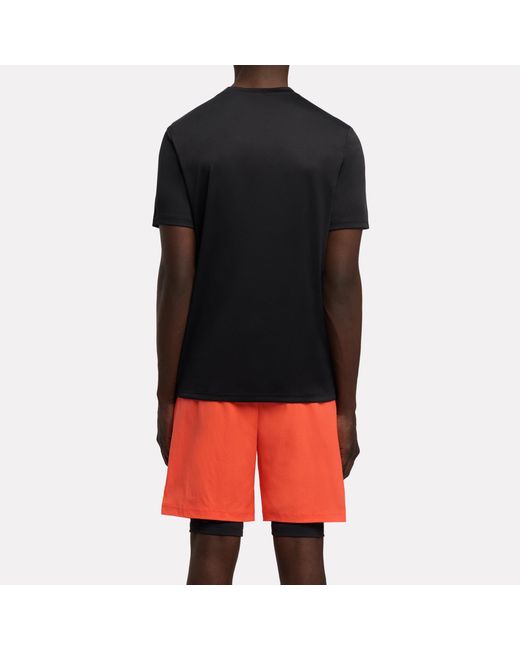 Reebok Black Running Logo Tech T-Shirt