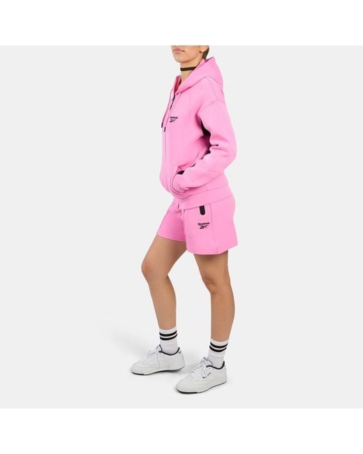 Reebok Pink Dreamblend Spacer Full Zip Hoodie
