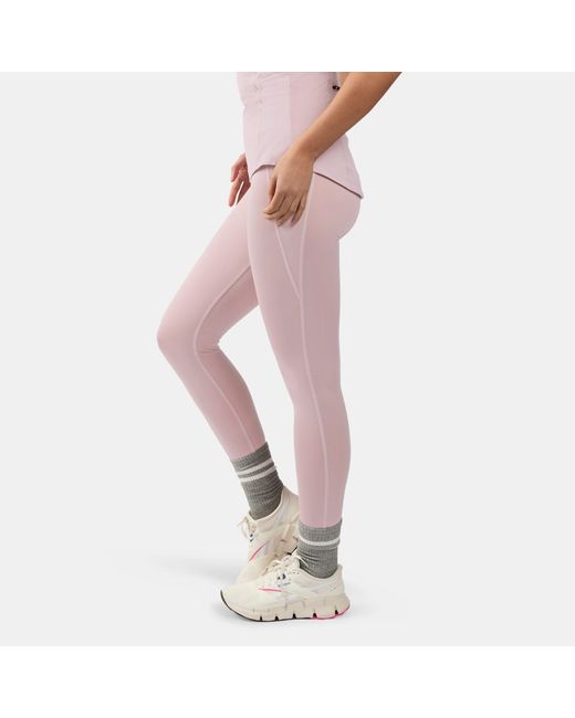 Reebok Pink Lux Metallic High Rise Leggings