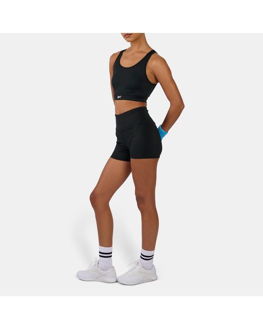 Reebok Blue Id Train Hr Booty Shorts Dp