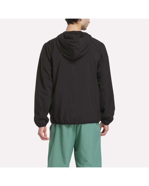 Reebok Black Woven Jacket for men