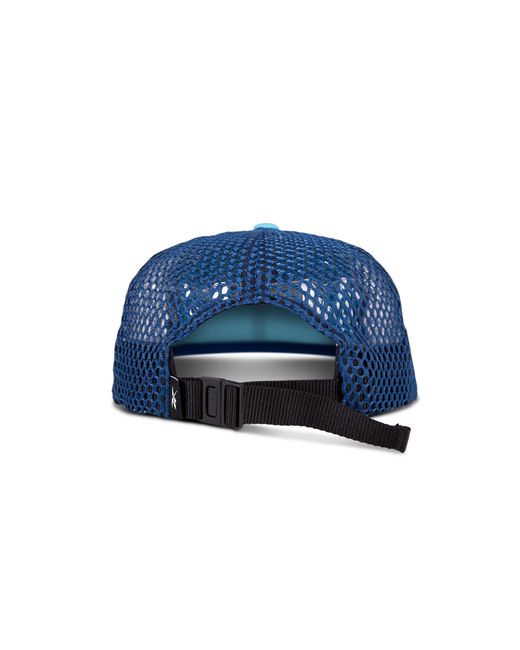 Reebok Blue Vented Flat Brim Running Cap