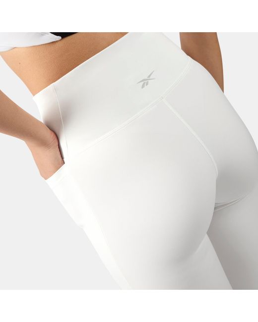 Reebok White Lux Hi-Rise Leggings