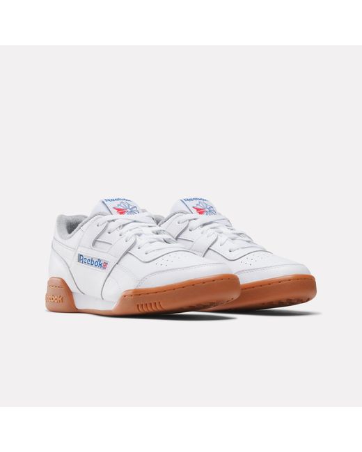 Reebok White Workout Plus Trainers