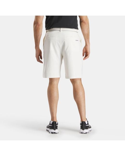 Reebok White Favourite Golf Shorts