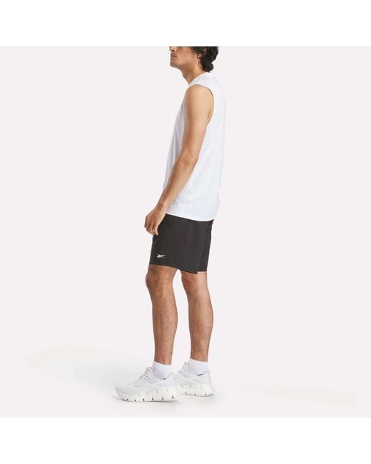 Reebok Blue Sleeveless Tech Training T-Shirt for men