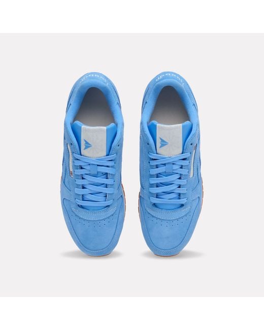 Reebok Blue Classic Leather Sneakers