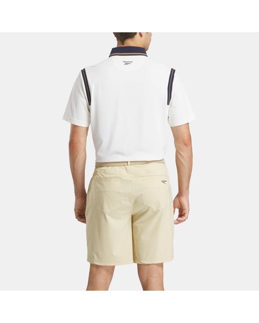 Reebok Natural Varsity Polo Shirt
