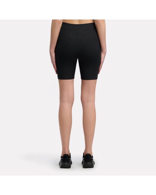 Reebok Black Lux Speed 6.5" Biker Shorts
