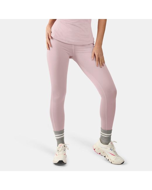 Reebok Pink Lux Metallic High Rise Leggings
