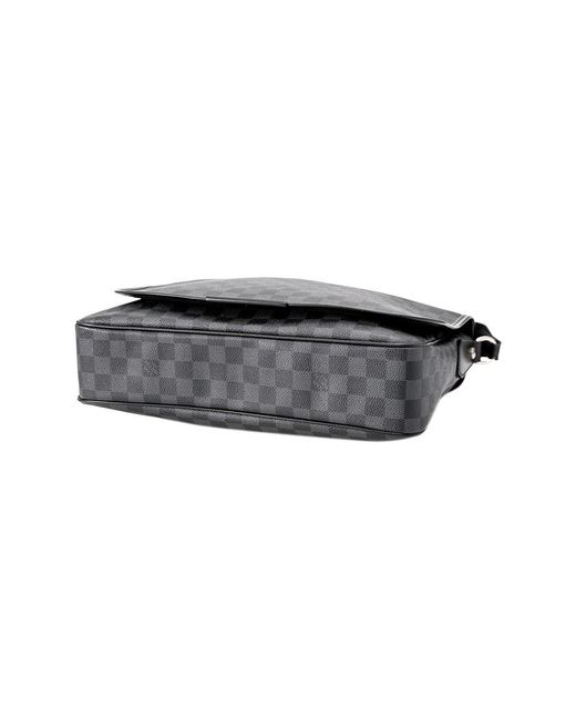 Louis Vuitton Canvas Pre-owned Damier Graphite Daniel Mm in Grey (Gray) for Men - Lyst