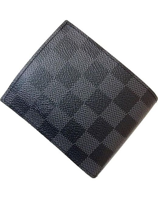 Louis Vuitton Marco Nm Damier Graphite N63336 Bifold Wallet Gray Black [new] in Black for Men - Lyst