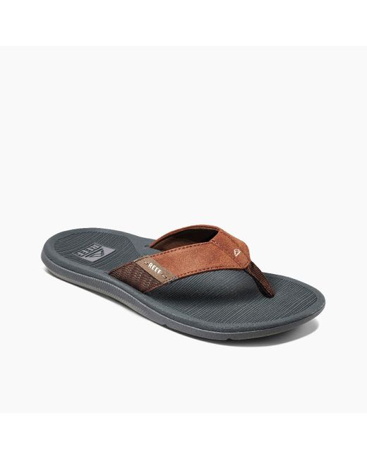 Reef Rubber Santa Ana in Grey/Tan (Gray) for Men - Lyst