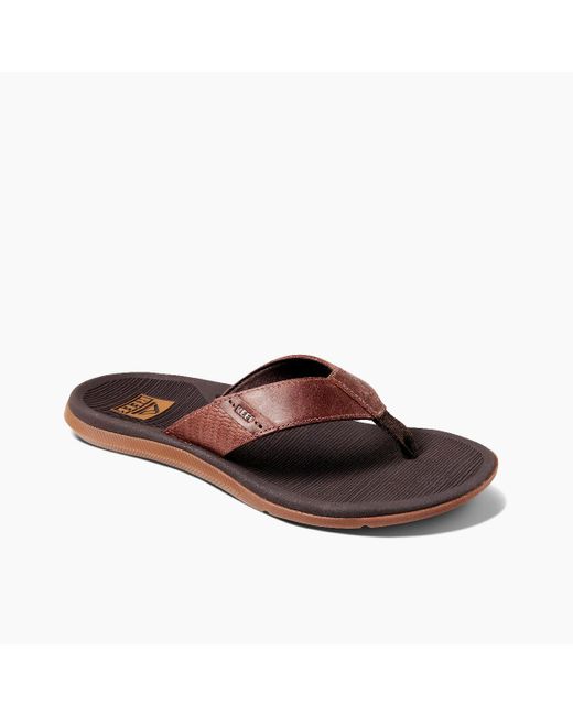 Reef Leather Santa Ana Le in Brown for Men | Lyst