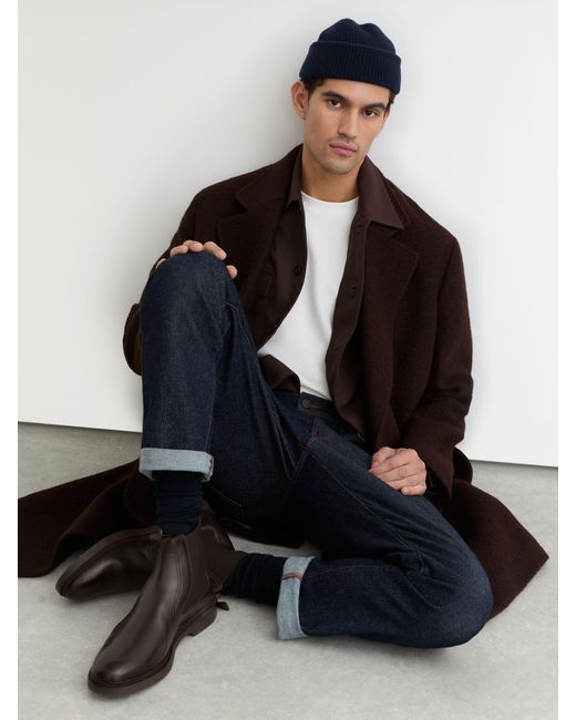 Reiss Jagger - Dark Brown Leather Chelsea Boots, Us 9 (uk 8) for men