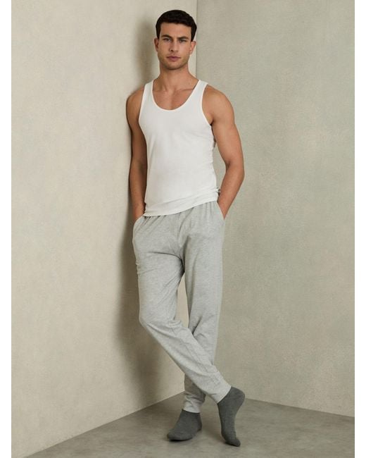 Reiss Vinnie - White Cotton Stretch Vest, S for men