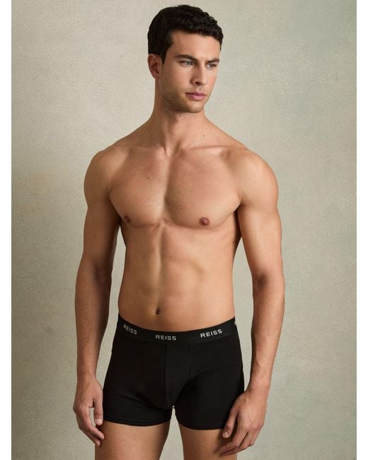 Reiss White Heller - Multi Stretch-cotton Logo-waistband Boxers 3 Pack, S for men