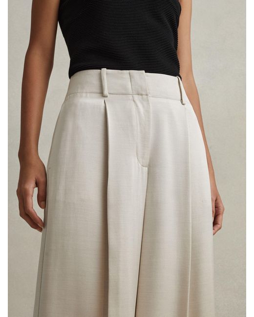 Reiss Multicolor Isla Wide Leg Trousers