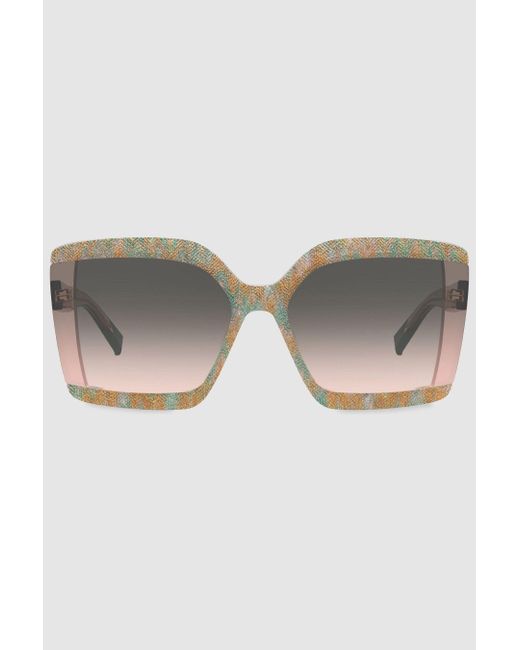 Missoni Multicolor Eyewear Transparent Pattern Sunglasses