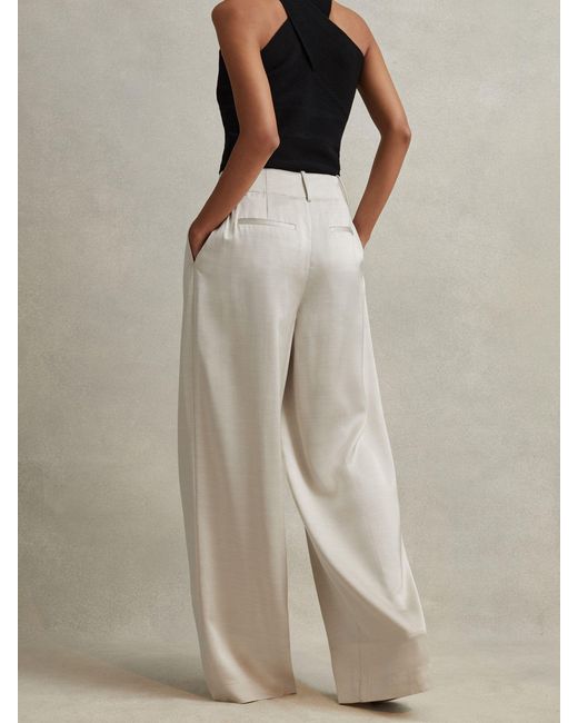 Reiss Multicolor Isla Wide Leg Trousers