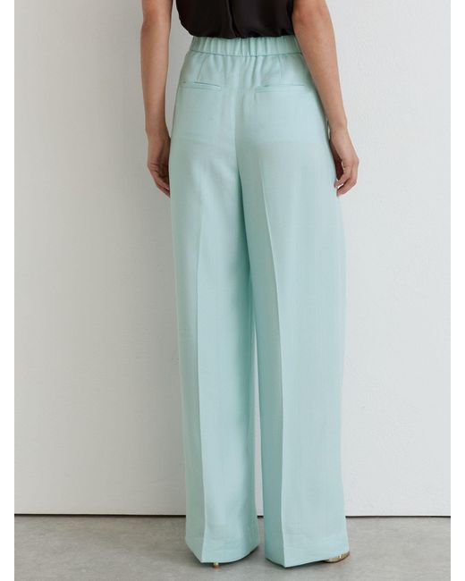 Reiss Multicolor Wide-Leg Drawstring Trousers